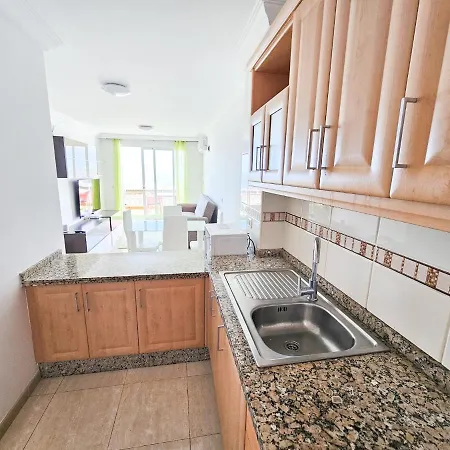 Lejlighed Luxury Sunset 408 Heated Pool With Air Condition And Sea Views Costa Adeje (Tenerife)